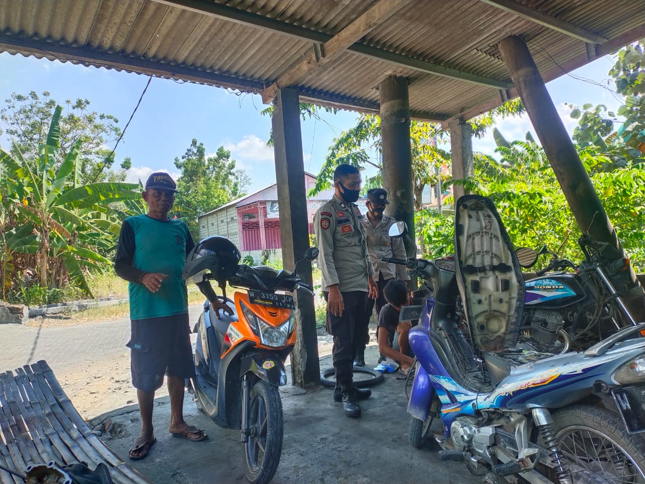 Polisi Sambangi Bengkel Ingatkan Tak Layani Pemasangan Knalpot Brong