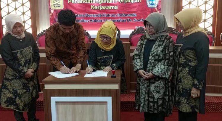 Kuatkan Pemahaman Hukum dan Kenotariatan FH Unitomo Teken MoU dengan Beranda Hukum Indonesia