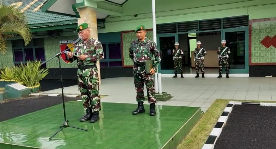 Kodim 0830/Surabaya Utara Gelar Upacara Bendera