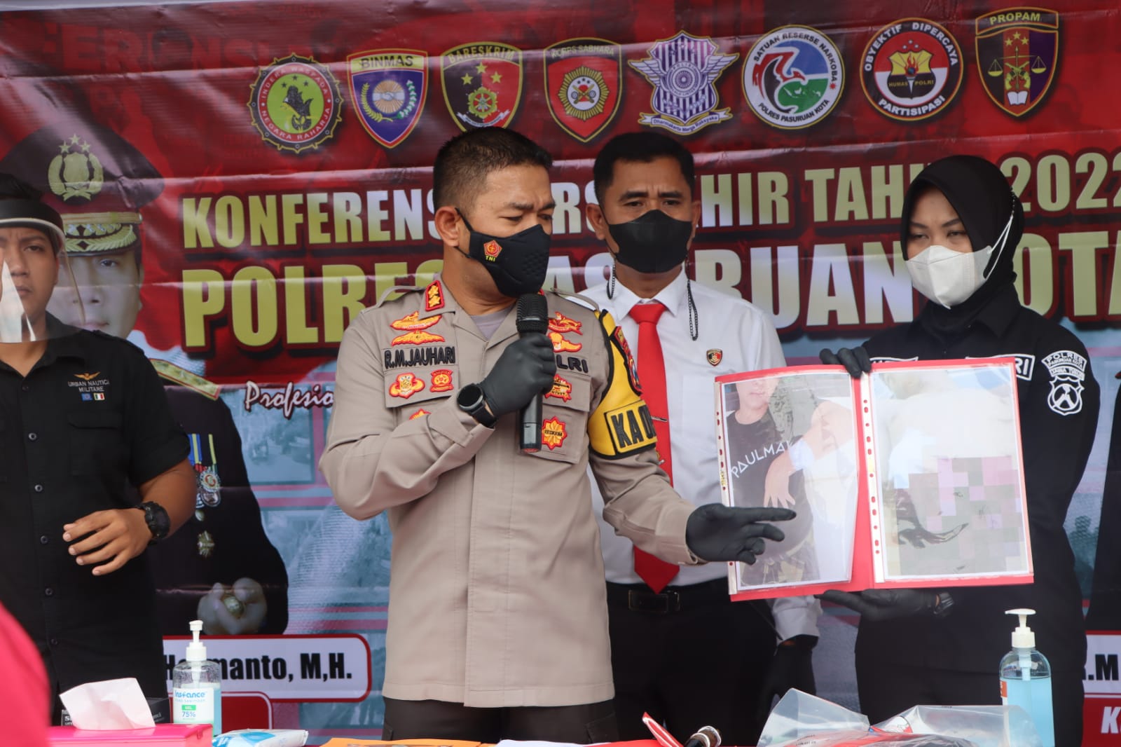 Akhir Tahun, Polres Pasuruan Kota Berhasil Amankan 12 Tersangka Street Crime