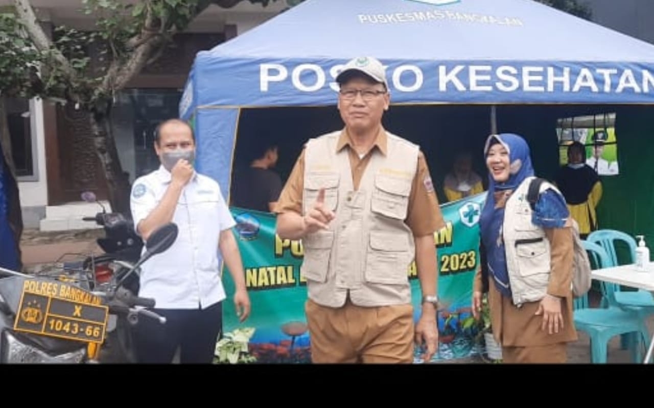 Kepala Dinas Kesehatan Bangkalan Sidak Dua Posko Kesehatan Nataru 2022-2023