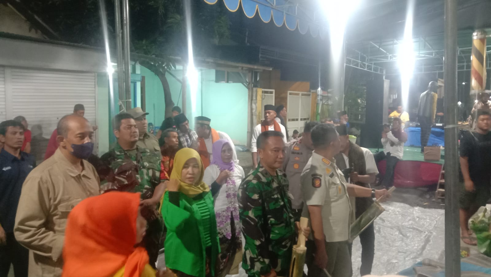 Danramil Benowo Patroli Pantau Situasi Malam Pergantian Tahun