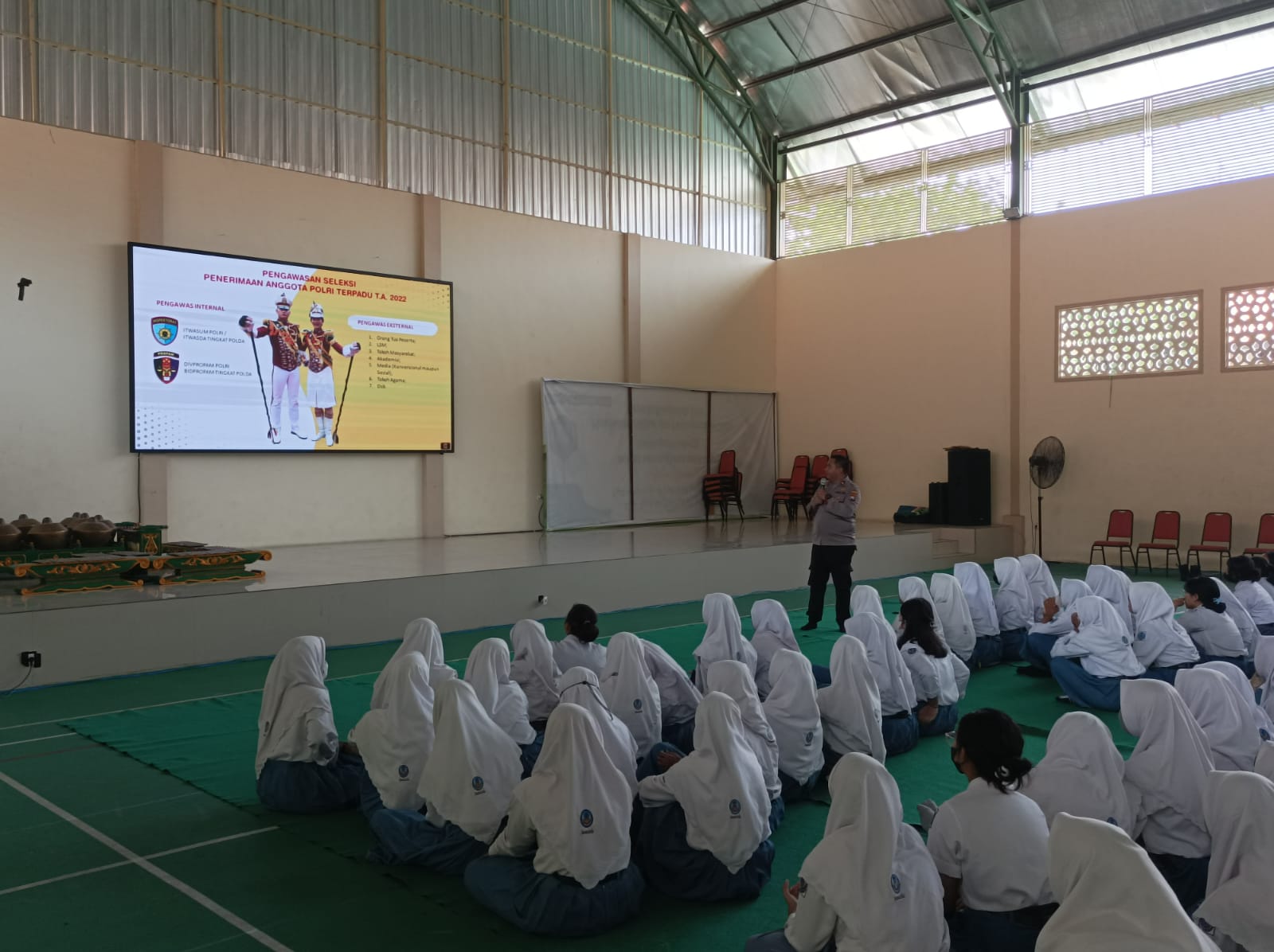 Polresta Sidoarjo Sosialisasikan Prinsip 'BETAH' untuk Penerimaan Calon Anggota Polri