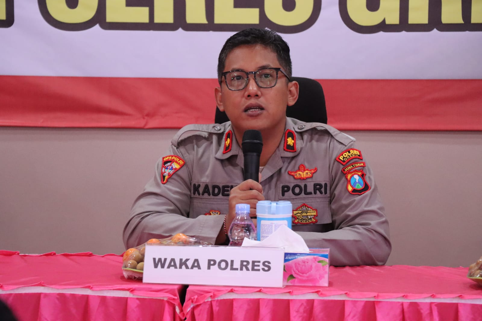 Jumat Curhat, Polres Gresik Disambati Oknum LSM dan Tawuran di Menganti
