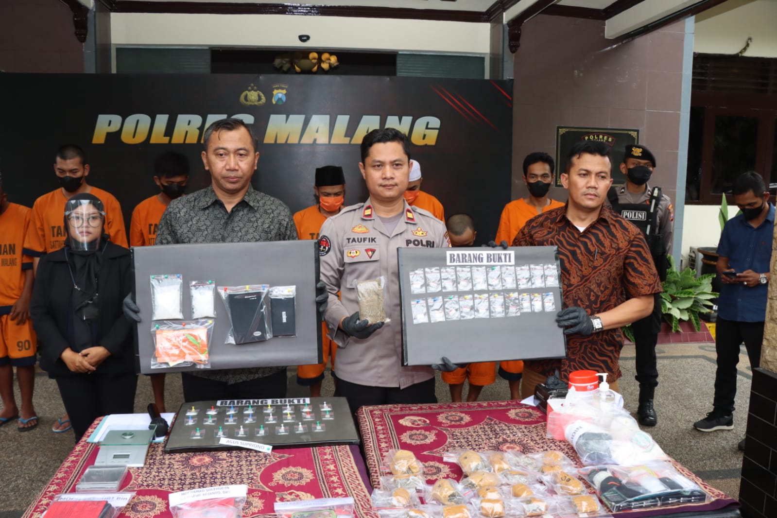 Polres Malang Ungkap 14 Kasus Narkotika dalam Tiga Pekan