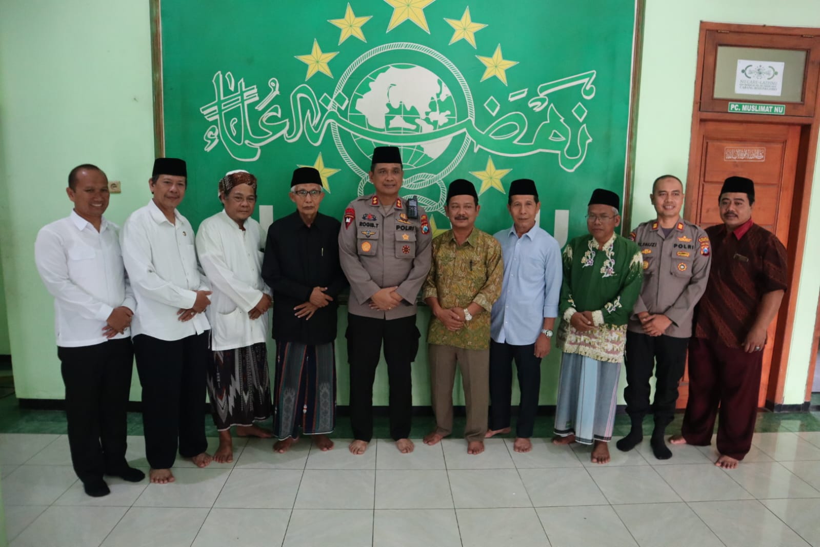 Silaturahmi ke PCNU, Kapolres Bojonegoro bersama Ulama Bersinergitas untuk Harkamtibmas
