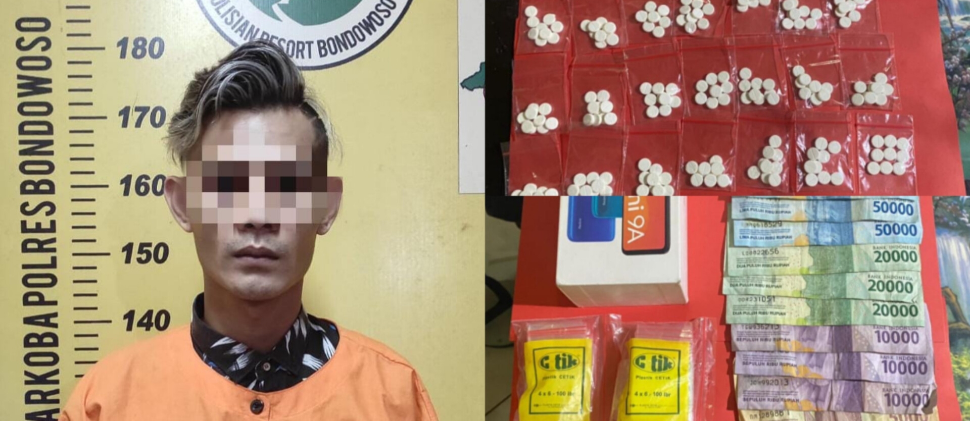 Polres Bondowoso Ungkap Peredaran Narkoba, Satu Tersangka Diamankan
