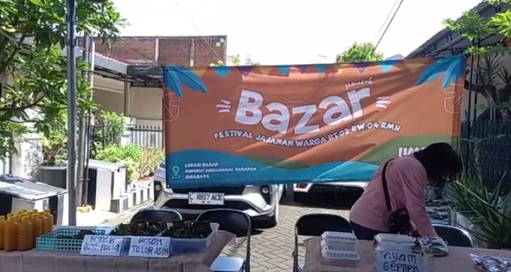 Fasilitasi "BAZAR UMKM", Ketua Rt 02 RMH Bangkitkan Perekonomian Mandiri