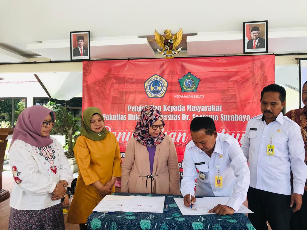 Kali Ini, FH Unitomo Gelar Penyuluhan Hukum Bagi Korban KDRT