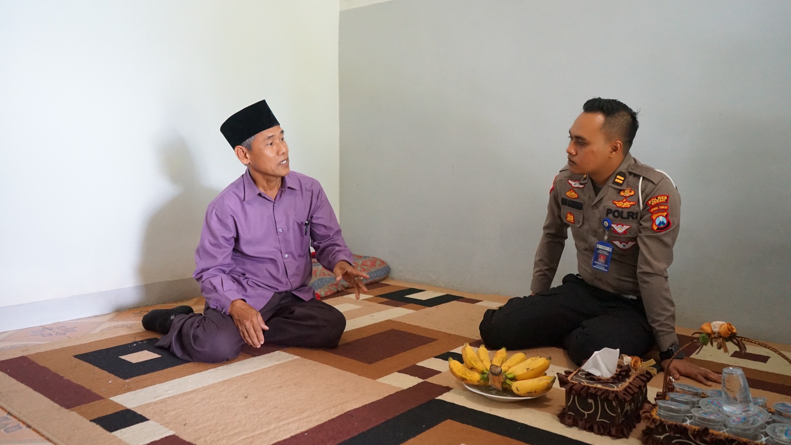 Kapolres Gresik Tinjau Kesehatan Orang Tua Almarhum Hidayatus Tsania