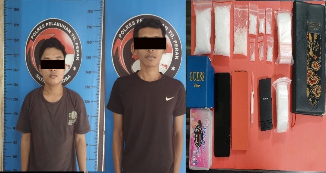 Polres Pelabuhan Tanjung Perak Ungkap Peredaran Narkoba, Dua Tersangka dan Sabu Berhasil Diamankan
