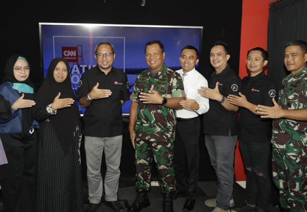 Perkuat Sinergi, Pangdam V Brawijaya Kunjungi Media di Surabaya