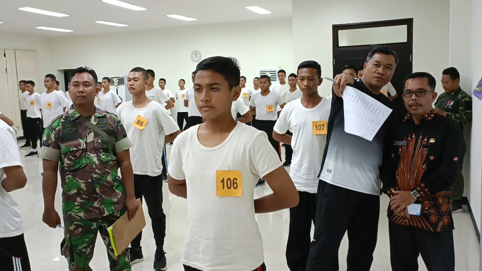 Penentuan Tahap Akhir Test Seleksi Anggota Paskibraka 2023 di Kabupaten Gresik