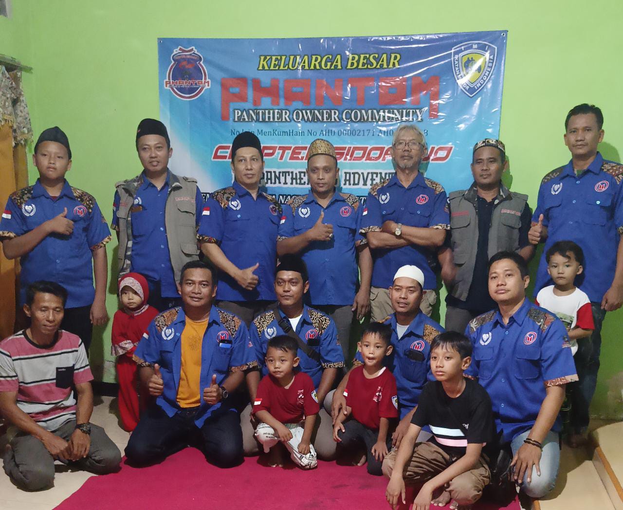 Indahnya Berbagi PHANTOM CHAPTER Sidoarjo Pada kaum Duafa 