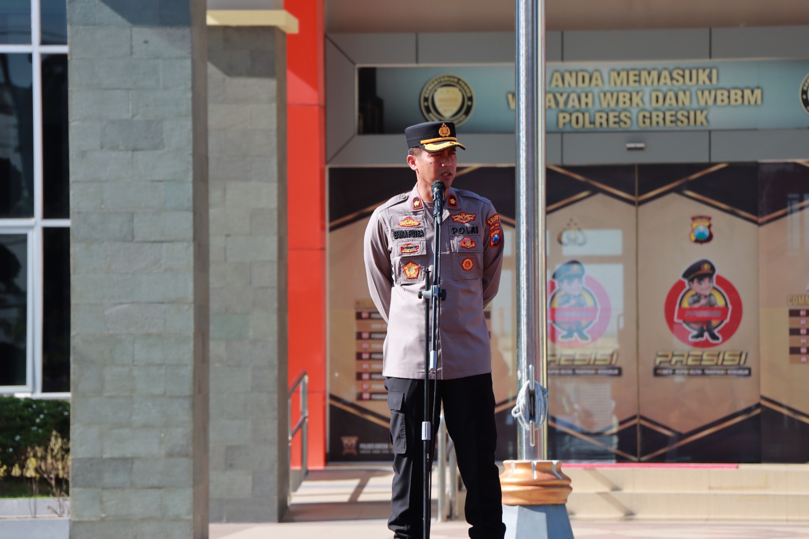 Wakapolres Gresik Beri Pesan Tingkatkan Harkamtibmas Selama Ramadan