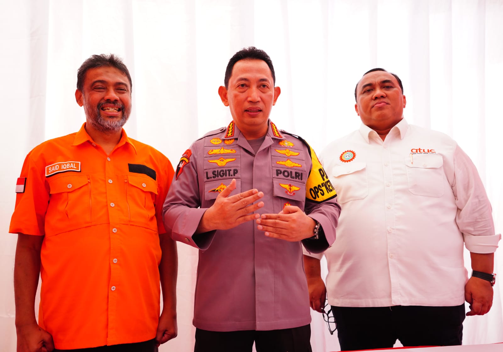 Kapolri : Terus Berjuang Buruh untuk Tingkatkan Kesejahteraan dan Wujudkan SDM Unggul