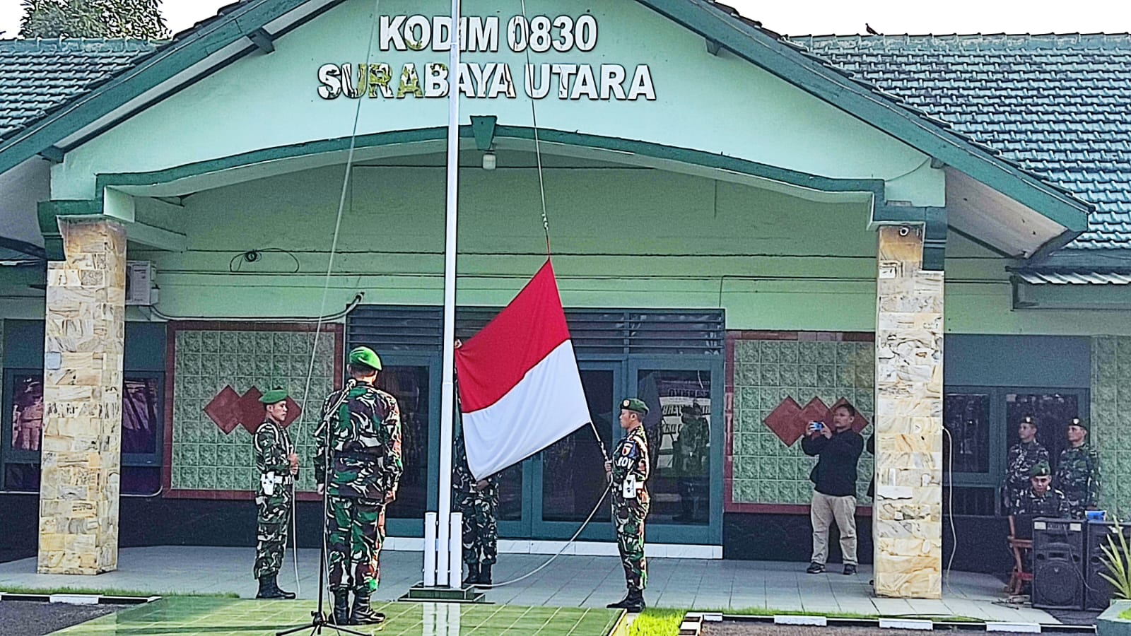 Kasdim Pimpin Upacara Bendera Rutin Hari Senin dan Berikan Penekanan