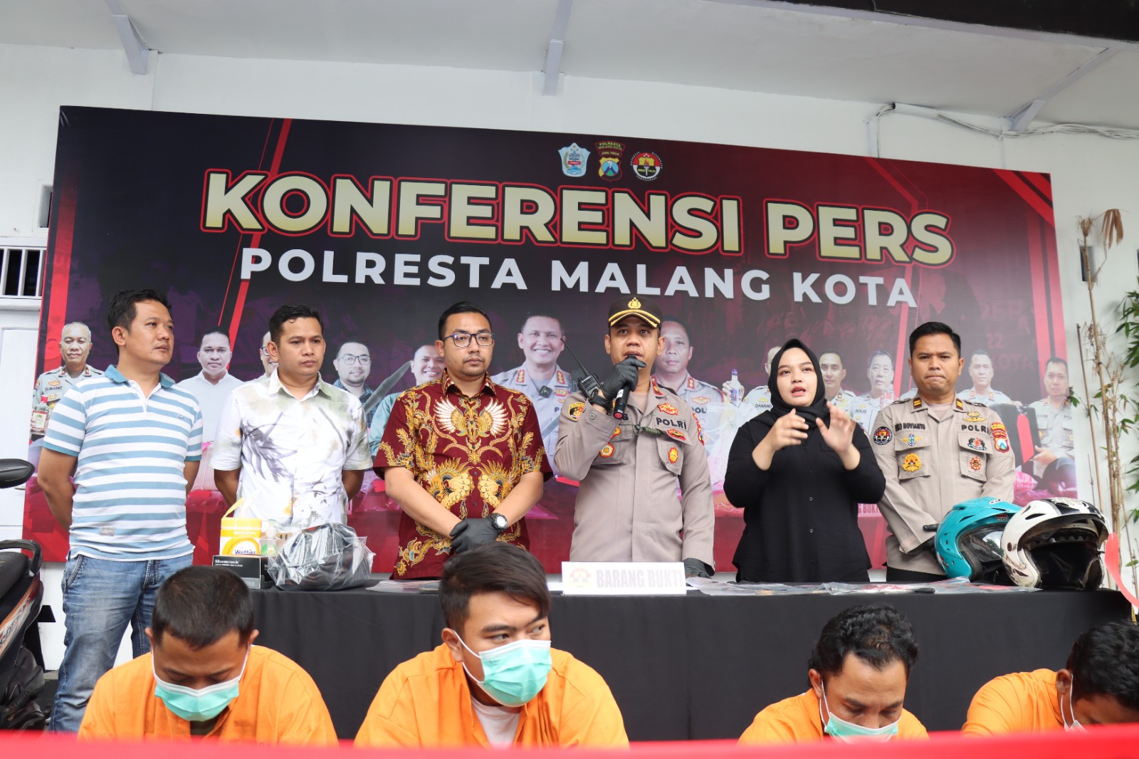 Polisi Berhasil Ungkap Sindikat Curanmor 16 TKP di Kota Malang