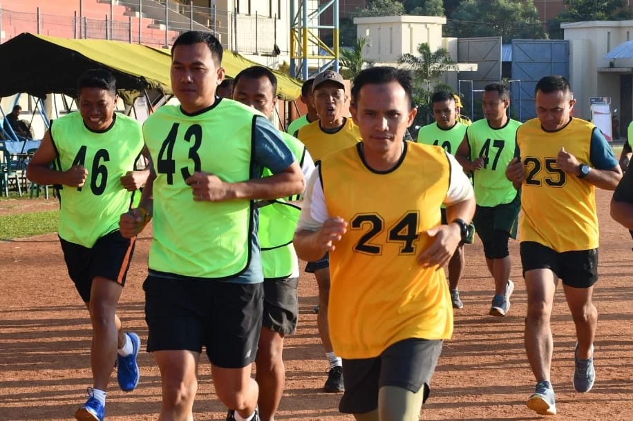 Pamen Jajaran Korem 081/DSJ Tampil Habis-Habisan pada Garjas Periodik Semester I TA 2023