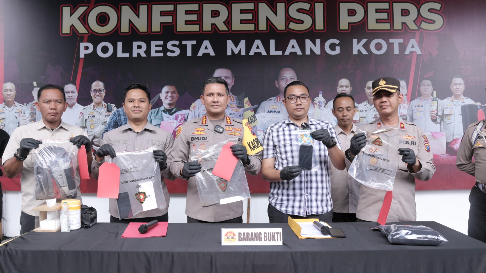 Polisi Berhasil Amankan Tersangka Curas Yang Beraksi di Rumah Kos Kota Malang