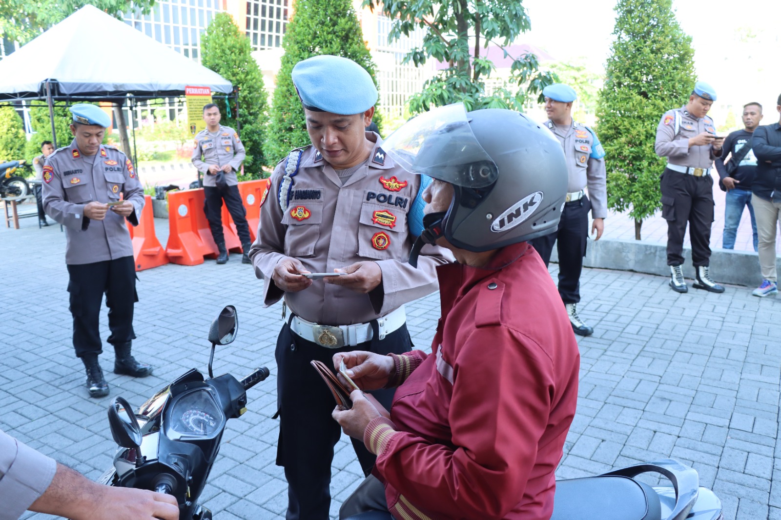 Polres Gresik Gelar Operasi Gaktiblin Cegah Pelanggaran