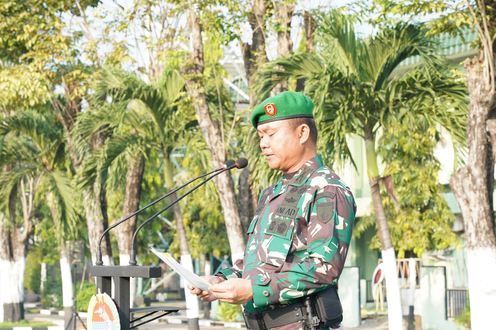 Kepala Staf Korem 084/Bhaskara Jaya Memimpin Upacara Peringatan ke-115 Hari Kebangkitan Nasional Tahun 2023