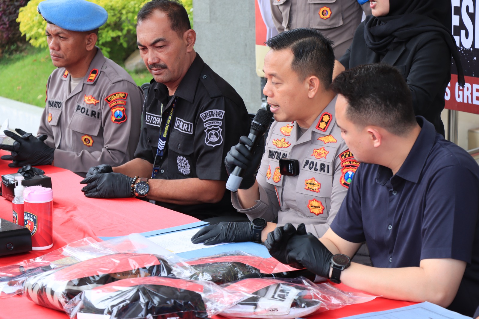 Operasi Pekat Semeru Polres Gresik Gulung 21 Pelaku Kejahatan