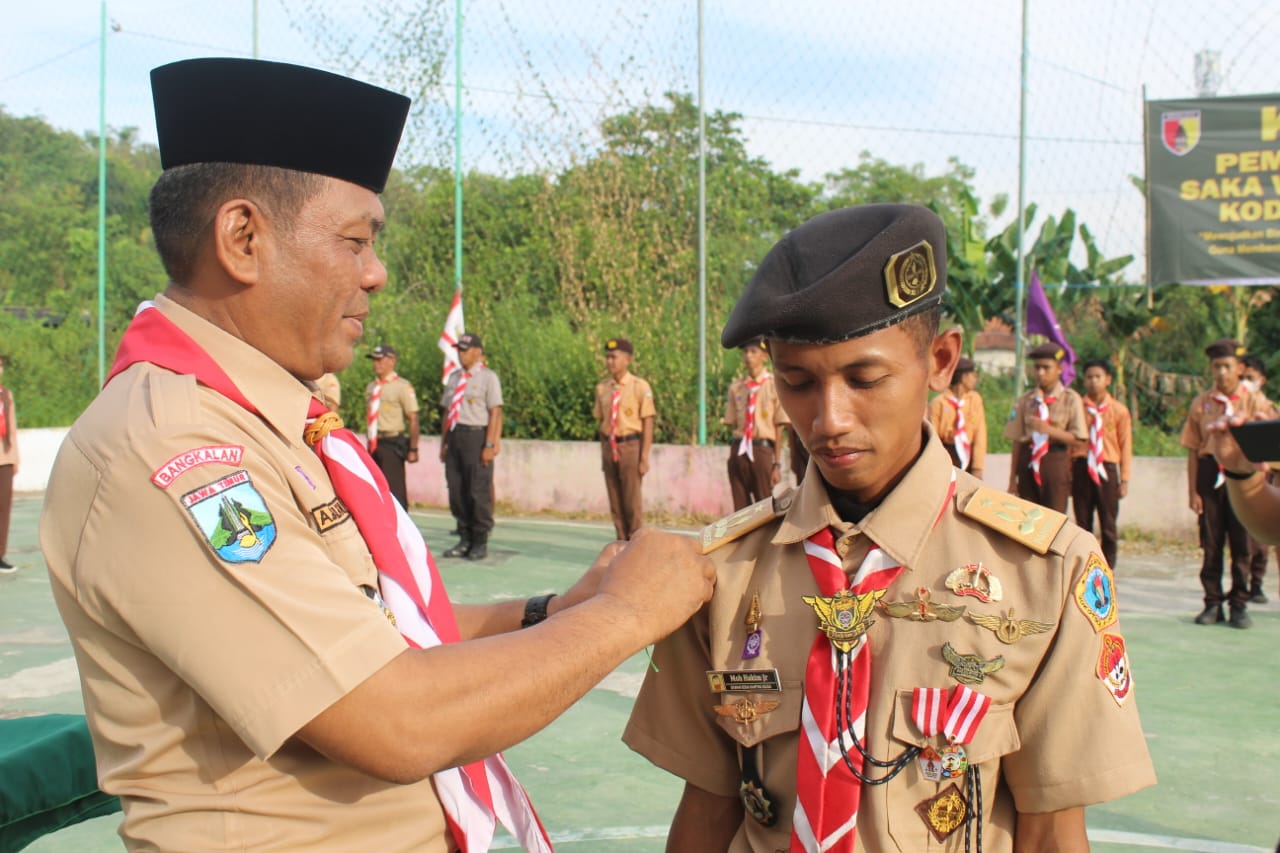 Tingkatkan Mutu Kualitas SDM, Pramuka Saka Wira Kartika Kodim 0828 Sampang Gelar Perkemahan