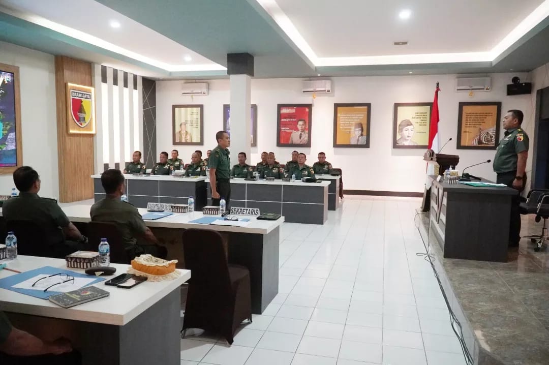 Sidang Pangkar Jabatan Pama, Ini Pesan dan Harapan Danrem 081/DSJ