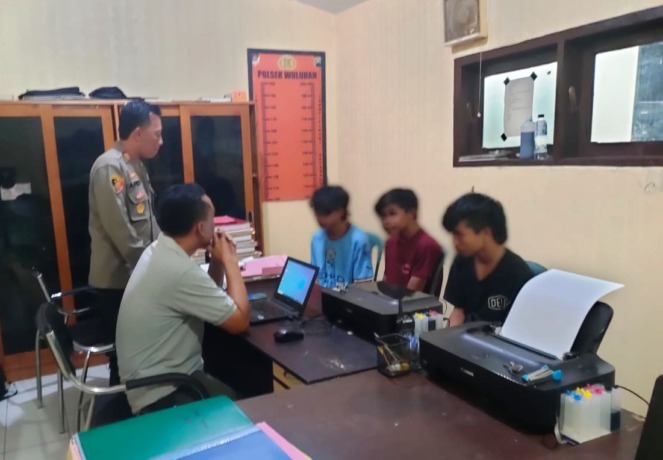 Polisi Berhasil Amankan 3 Remaja Diduga Pencuri Bodyset Motor