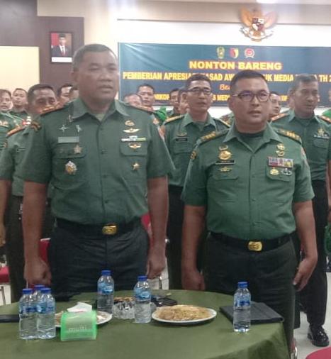 Nonton Bareng Pemberian Apreasiasi KASAD AWARD Untuk Media Masa Tahun 2023