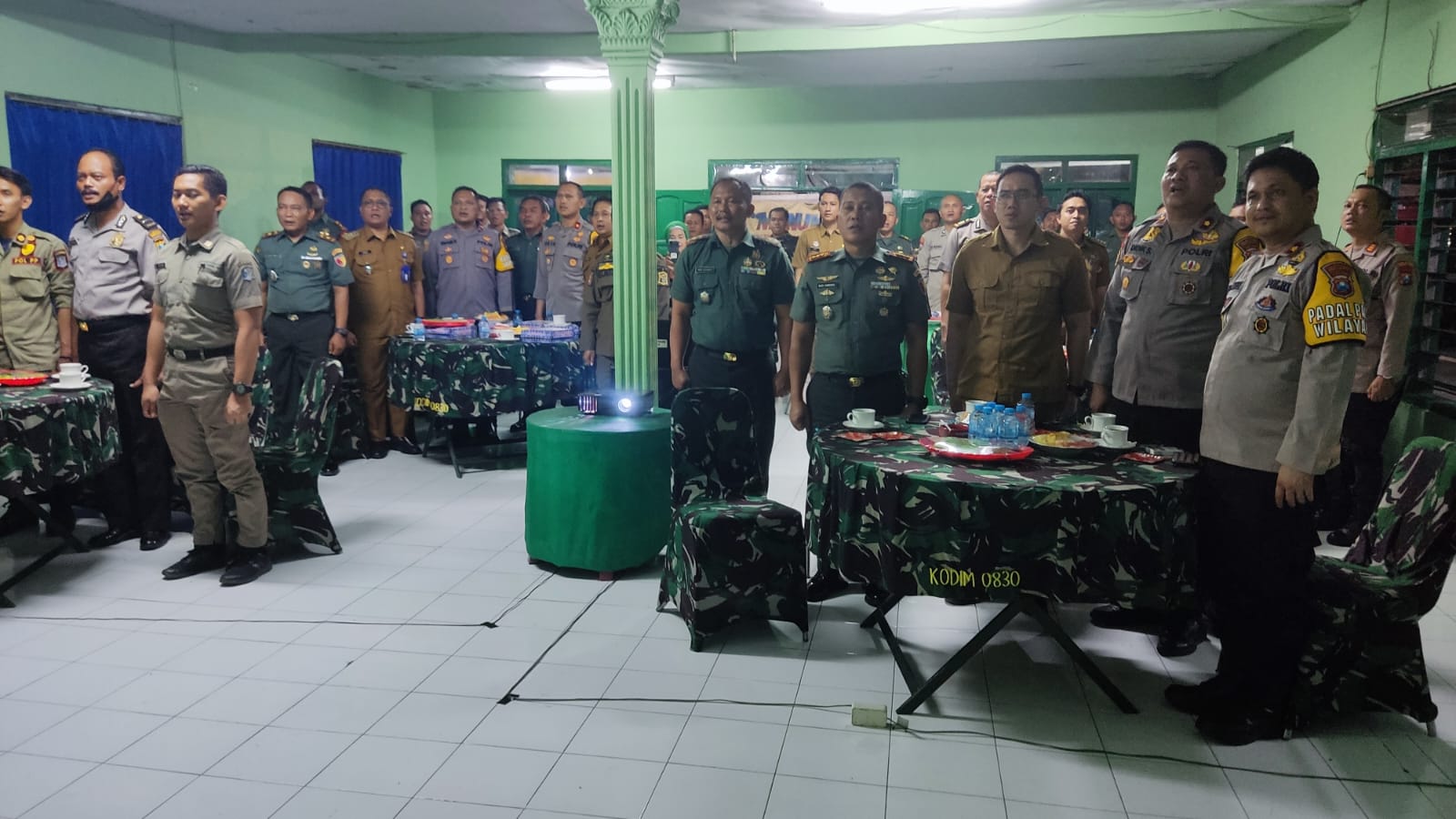 Bersama Tiga Pilar dan Awak Media, Dandim Surabaya Utara Saksikan Acara Puncak Kasad Award 2023