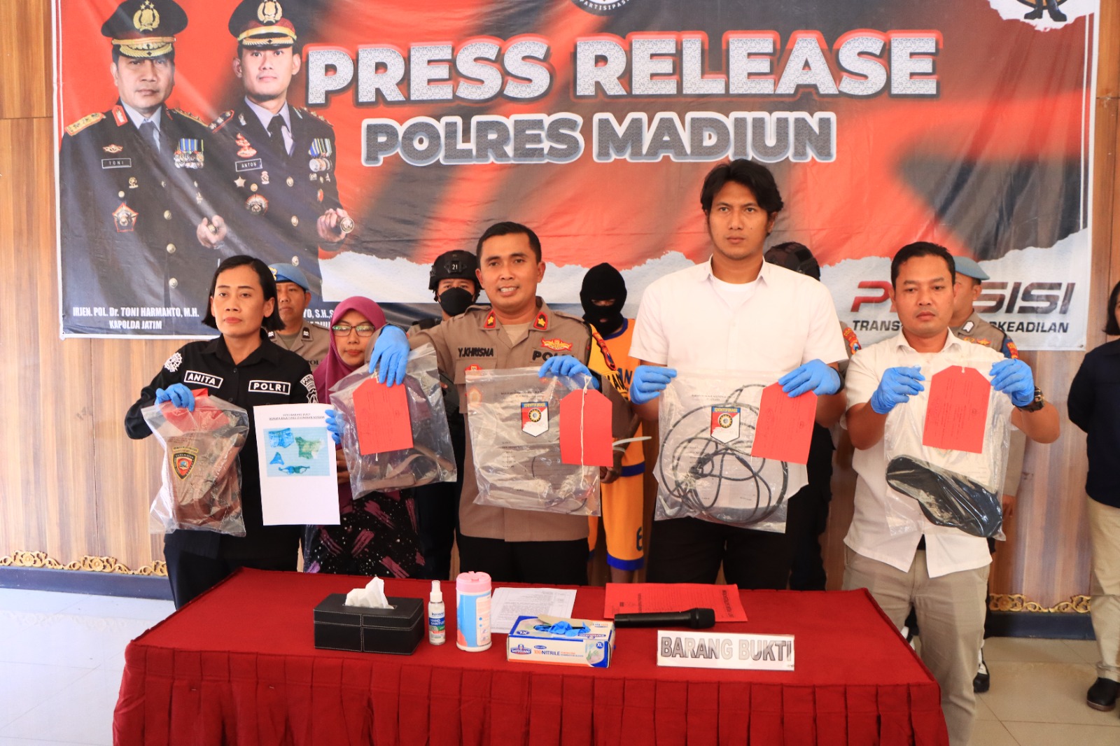 Polres Madiun Berhasil Ungkap Pembunuhan di Dalam Kost Satu Tersangka Diamankan