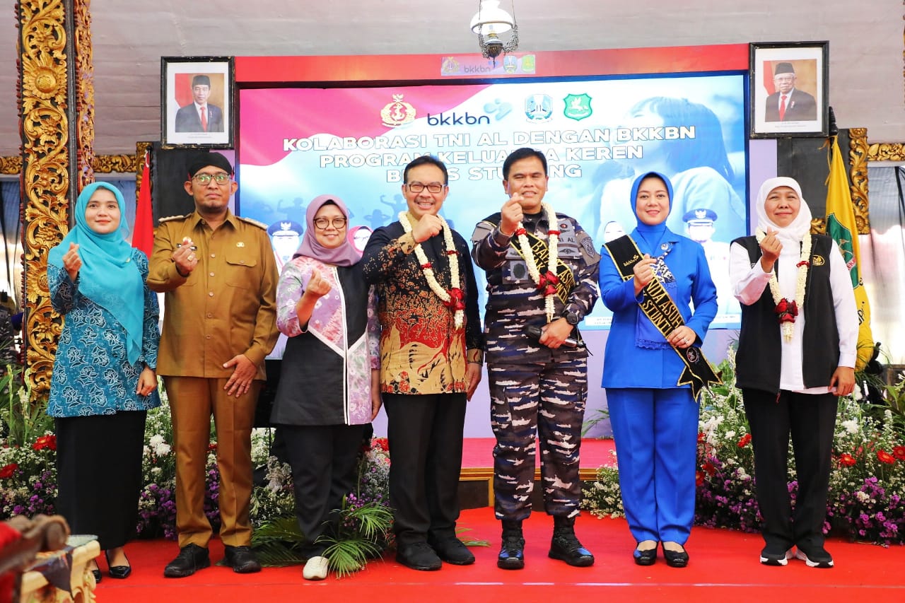 TNI AL dan BKKBN Galakkan Program Keluarga Keren Bebas Stunting di Madura