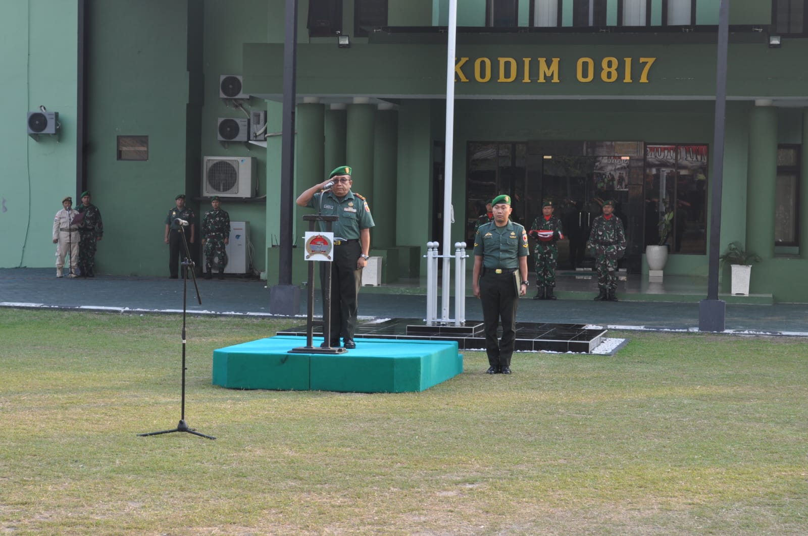 Amanat Irup pada Upacara Bendera, Agar Dijadikan Pedoman Bagi Seluruh Anggota Kodim Gresik