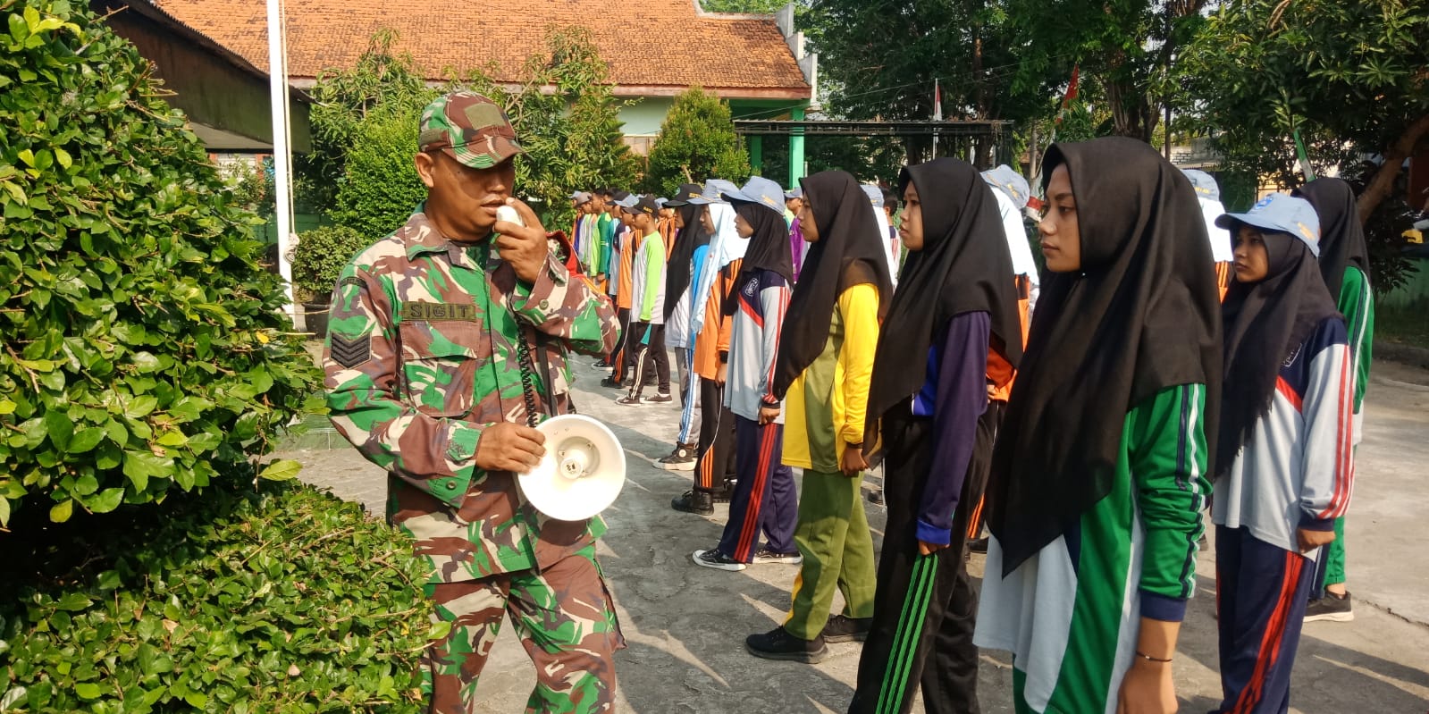 Koramil Benjeng, Siapkan Latihan Paskibra Tingkat Kecamatan Benjeng