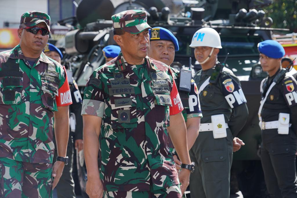 Apel Pengamanan VVIP digelar Secara Serentak di Surabaya dan Sumenep
