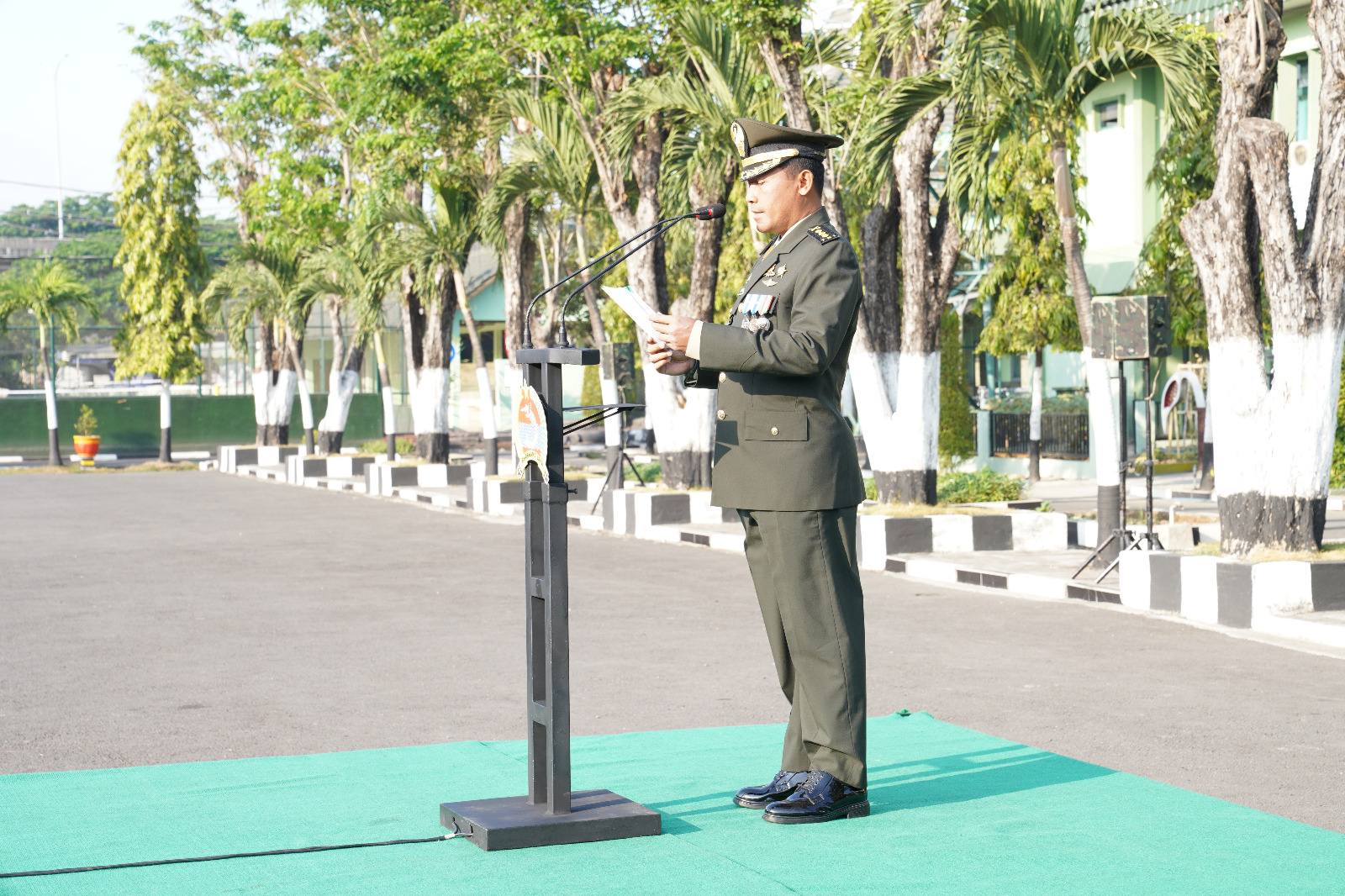 Korem 084/BJ Menggelar Upacara Hari Ulang Tahun ke-78 Kemerdekaan Negara Kesatuan Republik Indonesia