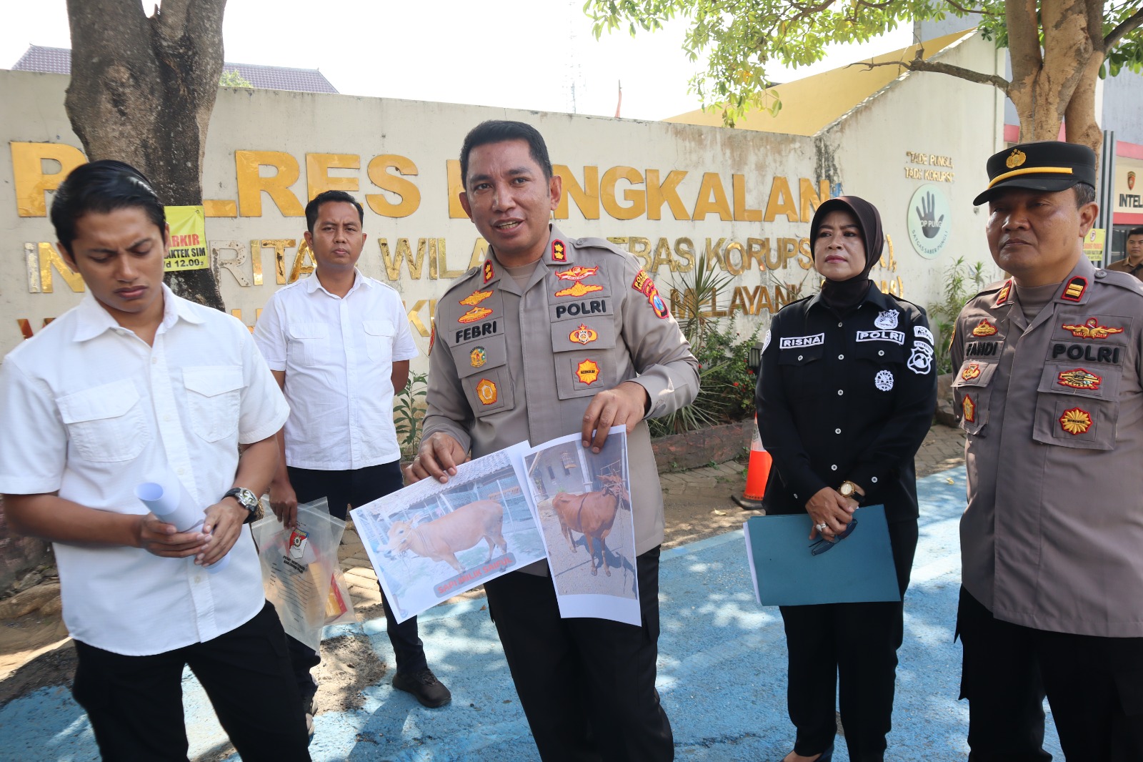 Polres Bangkalan Kejar Maling Sapi Milik Petani Kecil Hingga ke NTB, Tersangka Berhasil Diamankan