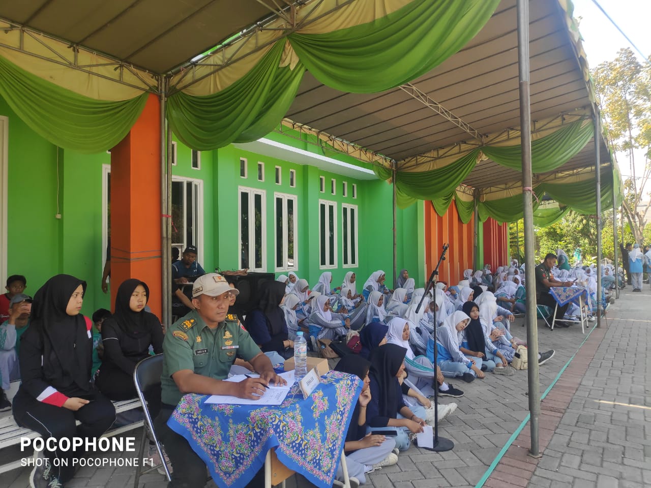 Menjadi Juri dalam Lomba PBB, Peltu Andik Wibowo Tekankan Pada Peserta Tentang Kedisiplinan