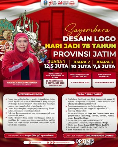 Desain Logo Hari Jadi Prov Jatim Ke 78