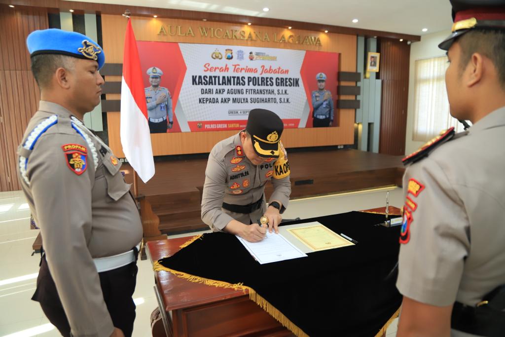 AKP Mulya Sugiharto Jabat Kasat Lantas Polres Gresik