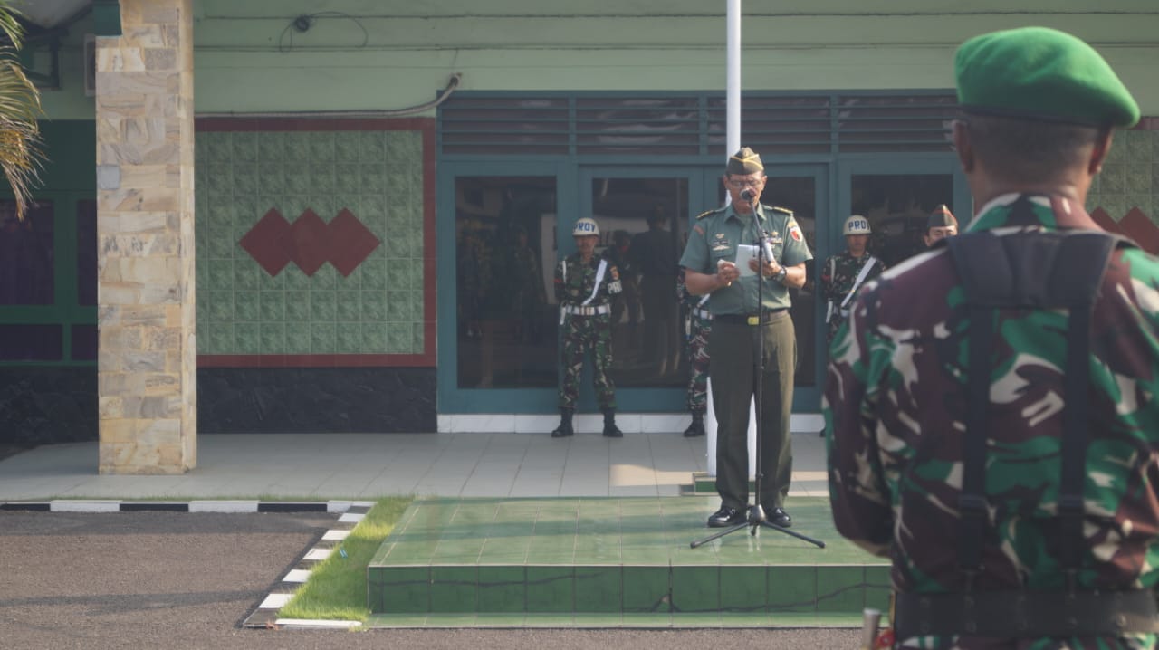 Kodim 0830/Surabaya Utara Gelar Upacara 17-an Menumbuhkan Semangat Prajurit