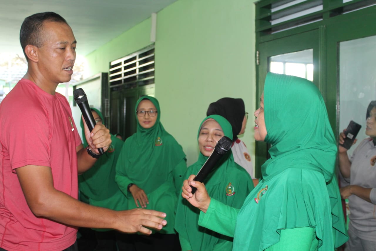 Dukung Karir Suami Anggota TNI, Persit Kodim 0830/Surabaya Utara Gelar Olahraga Bersama