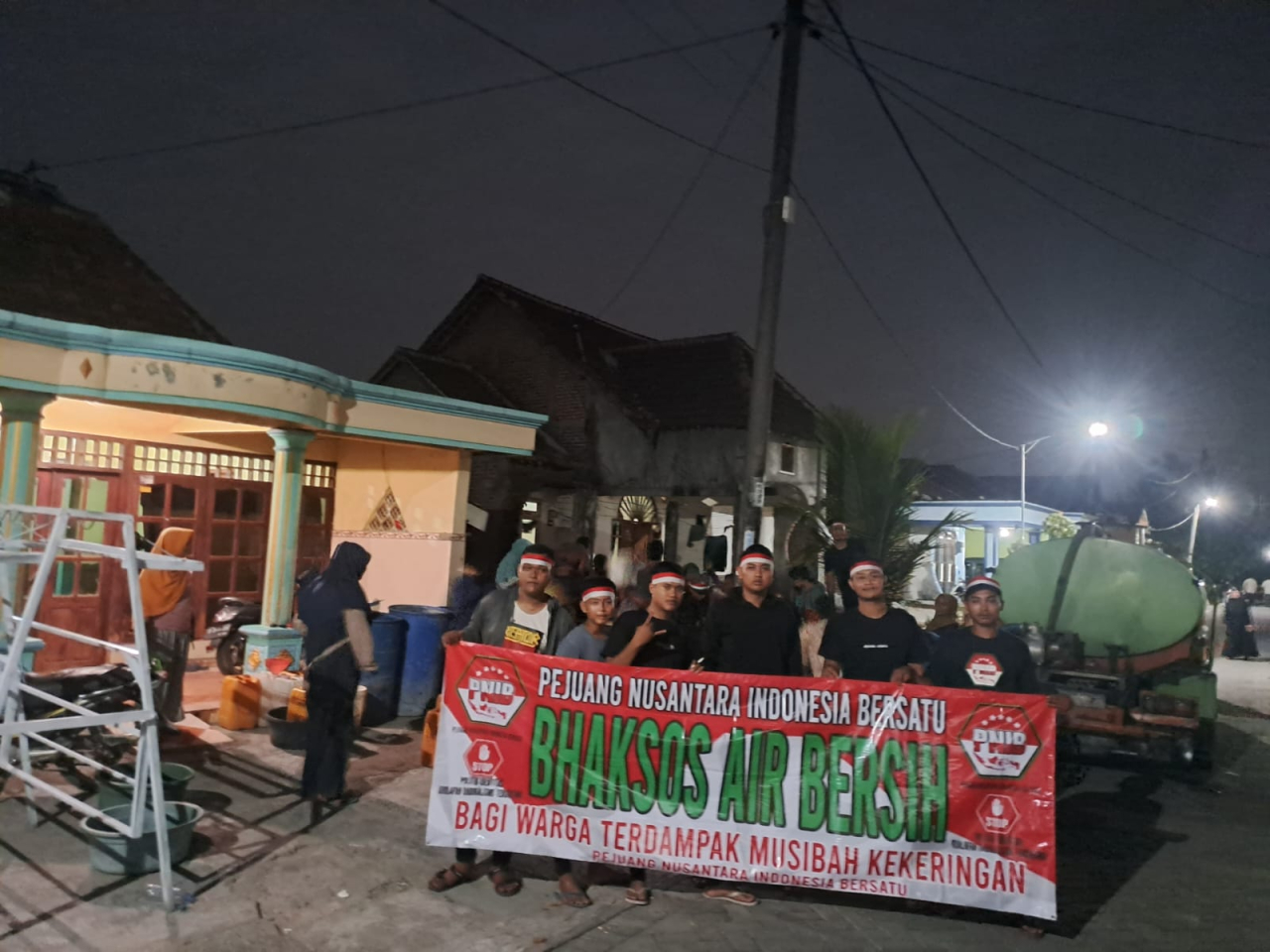 PNIB Bhaksos Air Bersih di Lamongan Peringati Hari Santri dan  Sumpah Pemuda, Utamakan Bantu Tetangga, Baru Negeri Orang