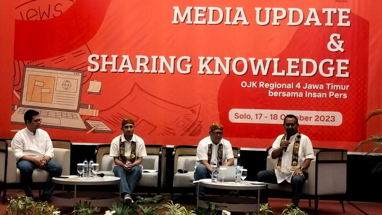 OJK Gelar Media Gathering di Solo, Simak Data Capaian Pertumbuhan Ekonomi Jatim Triwulan II