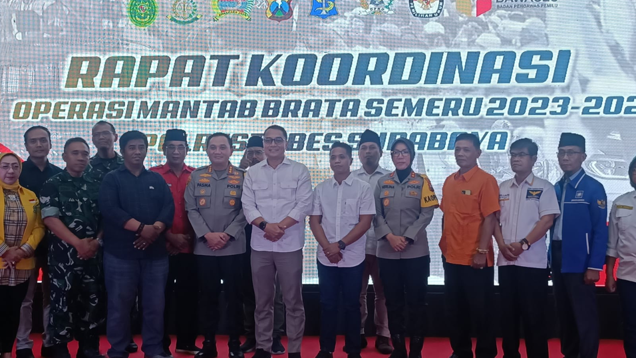 Deklarasi Pemilu Damai 2024, Ini Pesan Kasdim 0830/Surabaya Utara