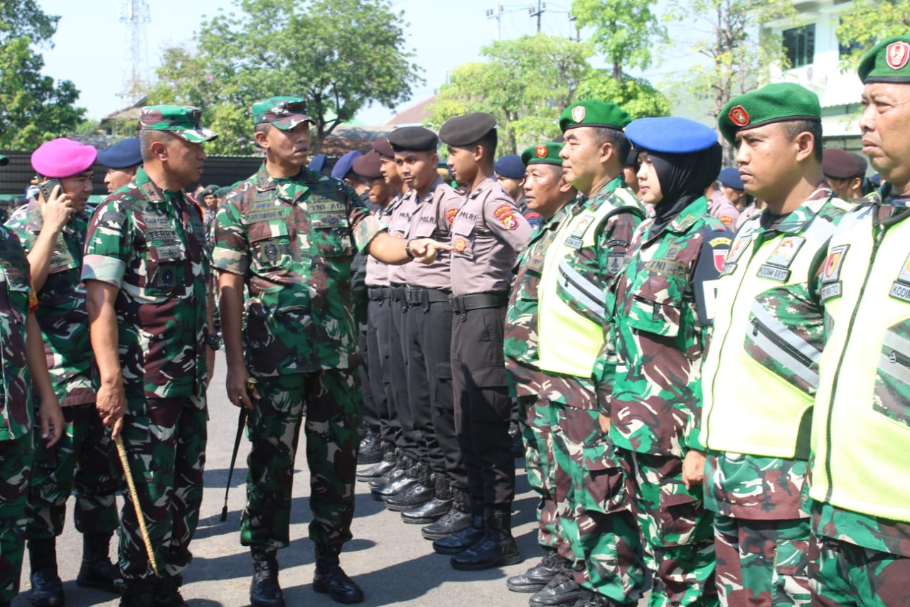 Ciptakan Suasana Aman Dan Nyaman Dalam Kunjungan Kerja Presiden RI Di Wilayah Surabaya