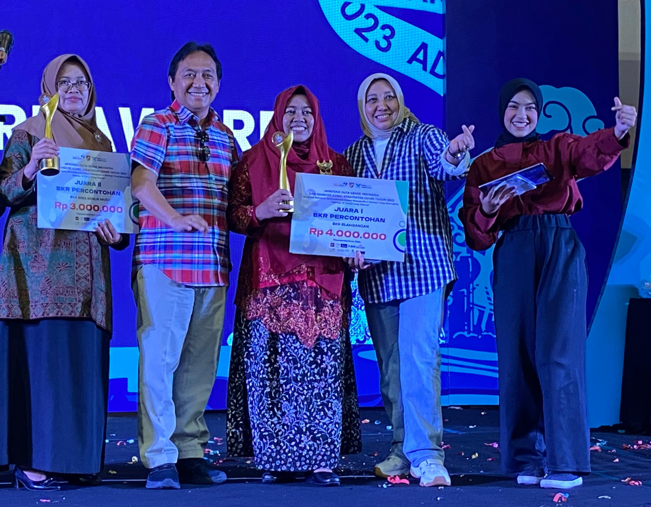 Perwakilan BKKBN Jatim Sabet Juara 1 BKR Percontohan Tingkat Nasional