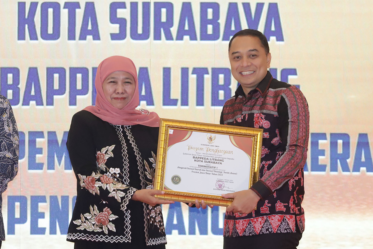 Raih Dua Penghargaan, Pemkot Surabaya Moncer di Ajang Inotek Award Jatim 2023